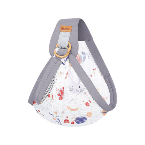 Newborn baby outing artifact summer breathable baby sling simple and lightweight one-shoulder baby sling front hug type