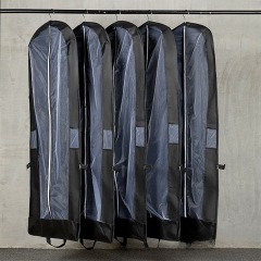 Thickened non-woven wedding dress dust cover folding portable dual-use storage bag trailing wedding dress dust cover