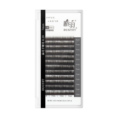 Broken feather flat hair lower eyelash extension eyelashes single soft false eyelashes Japanese style double tip natural eyelashes store exclusive