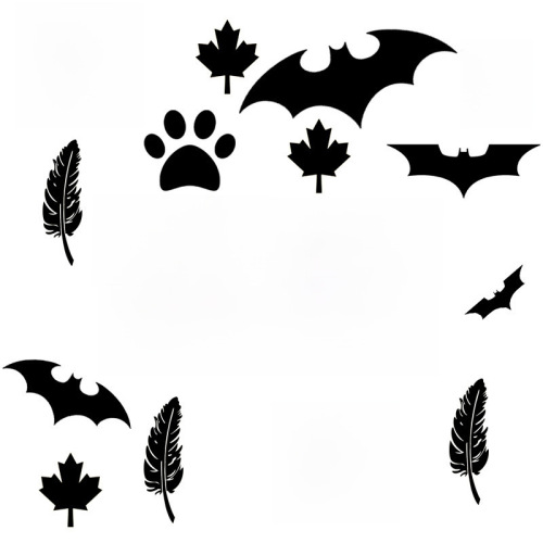 Personalized creative car stickers feather leaves body modification reflective car stickers electric vehicle decoration blocking scratch stickers