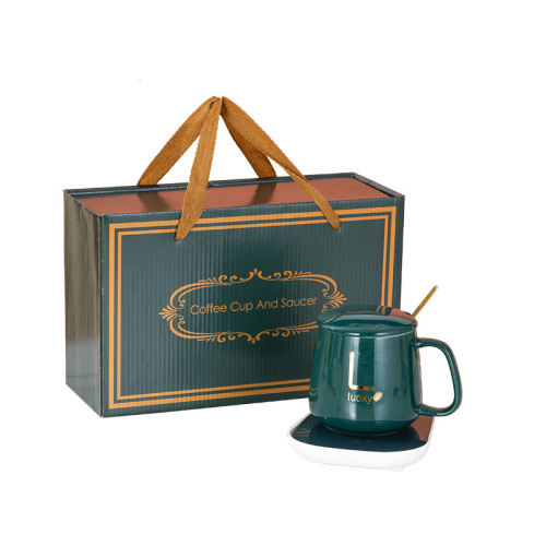 Nuannuan Cup 55 degree thermostatic cup set simple heating mug ceramic water cup home gift thermos cup wholesale