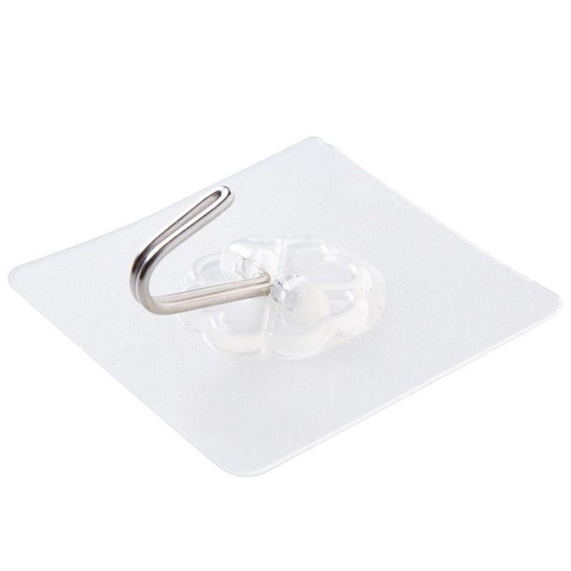 Hooks are punch-free, traceless hooks, multi-functional household traceless hooks, wall-mounted kitchen bathroom door back stickers