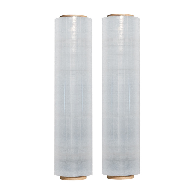 Stretch film 50cm wide packaging film transparent PE industrial cling film black stretch film logistics packaging self-adhesive film