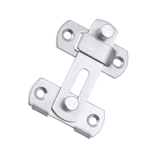 90 degree right angle lock door buckle stainless steel pet cage barn door safety bolt sliding door latch anti-theft door buckle lock