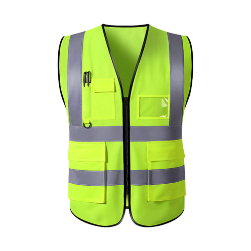 Reflective vest multi-pocket vest reflective clothing traffic construction sanitation warning construction site driver printing safety