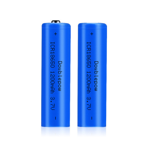 Double capacity lithium battery 18650 rechargeable battery 3.7V full capacity 1200 mAh small fan flashlight 18650 battery