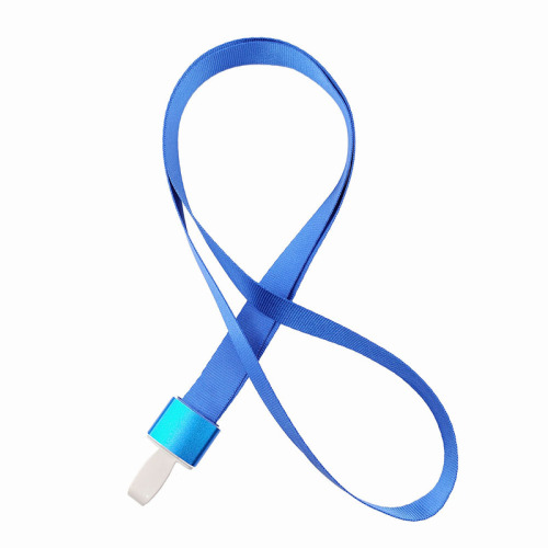 Colorful high-grade aluminum alloy 1.0 1.5 2.0mm lanyard student party badge guest exhibition work permit