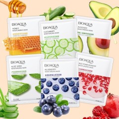 Hanchan plant facial mask, hydrating, moisturizing, collagen, mildly brightening, niacinamide sheet mask