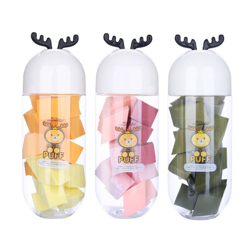 Lamela 15 pieces small diamond-shaped powder puff, hydrophilic, non-eating powder makeup puff, canned powder puff A80207