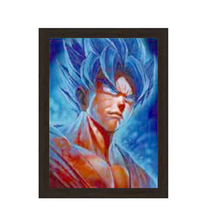 3D animation three-dimensional decorative painting naked raster poster Dragon Ball decorative painting hanging picture high-definition poster drop shipping