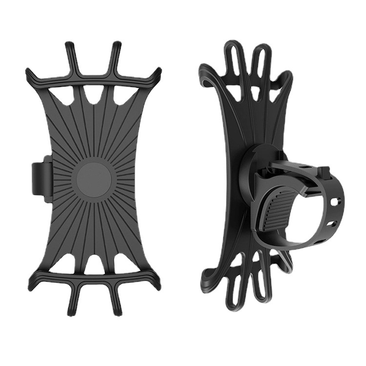 Cross-border new silicone bicycle mobile phone holder 360 rotation navigation mobile phone holder motorcycle mobile phone strap