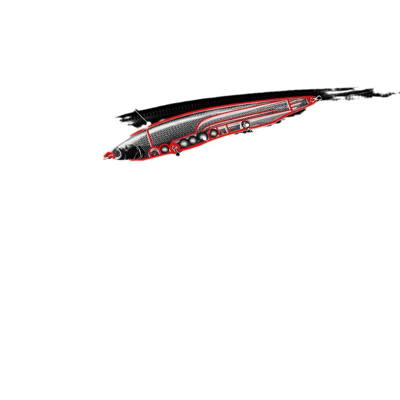 Bear King BearkingM160 Floating Minnow Bait 16cm30g Long Diving Diving 0.8m-1.2m Cross-border Wholesale