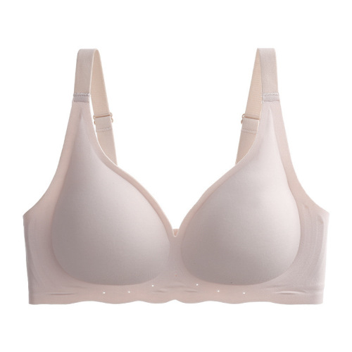 A22 Seamless Thickened Underwear Women's Wireless Expansion Anti-Sagging Jelly Soft Support Bra Bra