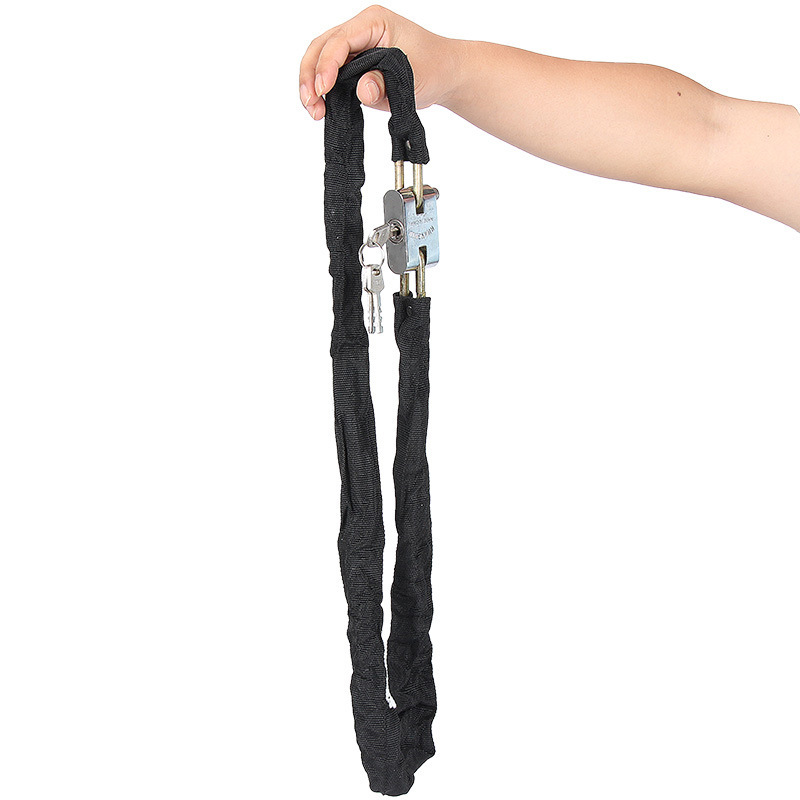 Factory direct supply of locks, bicycle locks, mountain bike anti-theft locks, manganese steel chain locks, cycling equipment, bicycle accessories