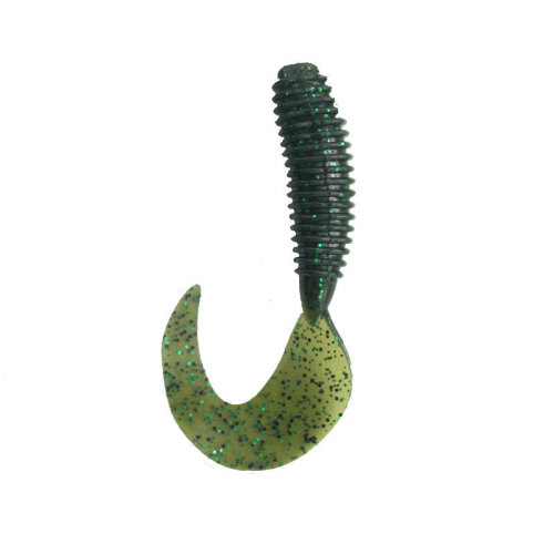 Wholesale 8-color curly tail soft bait 5cm/6cm/7cm bulk lure lure mandarin fish bass curly tail maggot with fishy taste