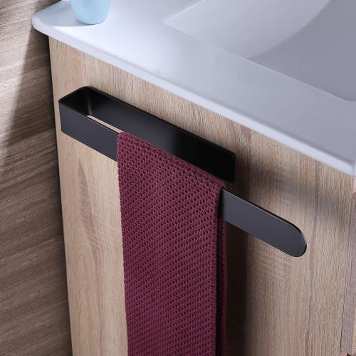 Cross-border stainless steel 304 towel rack nail-free self-adhesive wall-mounted towel rack toilet bathroom toilet towel bar