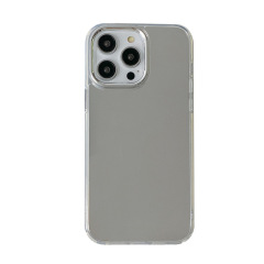 New mirror iPhone 12 promax mobile phone case 15 makeup mirror Apple 11 electroplated case 14 removable silver ring