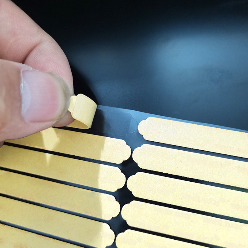 30 crystal adhesive strips for wearing armor display card positioning stickers