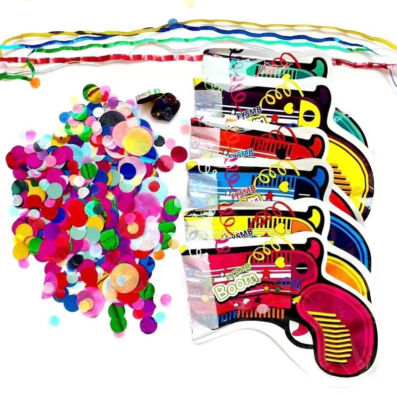 Automatic inflatable fireworks gun handheld concierge salute spray tube festival birthday party party toys wholesale