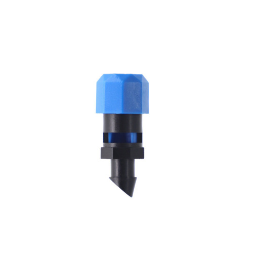 Agricultural and garden irrigation adjustable flow blue dripper 0-260L pressure compensated drip cap dripper