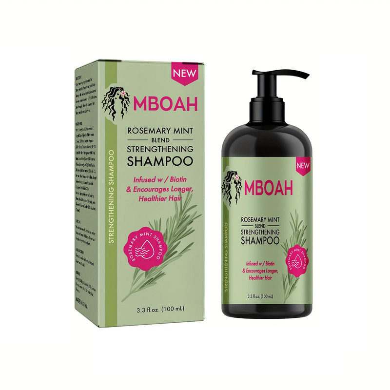 Rosemary Mint Shampoo - Moisturizes and smooths hair, repairs dry and frizzy hair, and refreshes hair - Exclusively available across borders