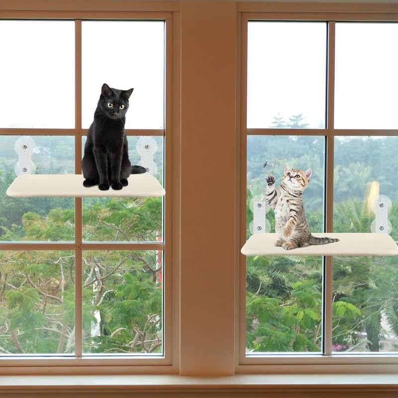 New foldable balcony cat hammock cat utensils strong suction cup cat hanging window hammock fat cat cat nest