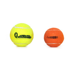 Q-monster dog sports tennis set four-color sound bouncy ball basketball football dog toy