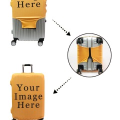 New digital printed leather suitcase cover, thickened suitcase protective cover, suitcase dust cover, trolley suitcase cover, dropshipping