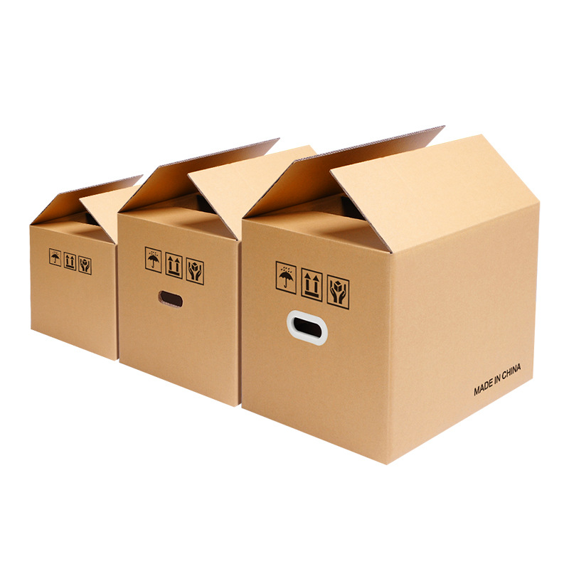 Extra hard moving carton large box fba express packing and moving carton storage box custom packaging carton