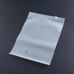 pe ziplock bag EVA zipper bag transparent frosted zipper bag underwear bra clothing packaging bag printing LOGO