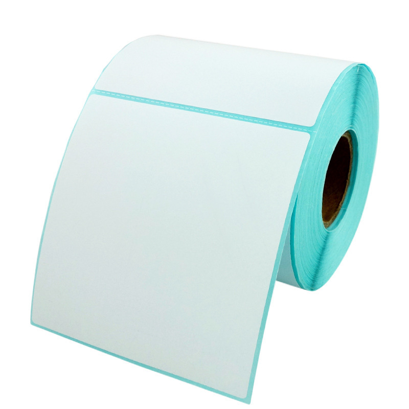 Three-proof heat-sensitive self-adhesive label paper 100*100*500 logistics barcode printing sticker 40*30 price tag paper