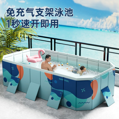 New swimming pool thickened wear-resistant inflatable swimming pool outdoor inflatable foldable paddling pool children's home pool