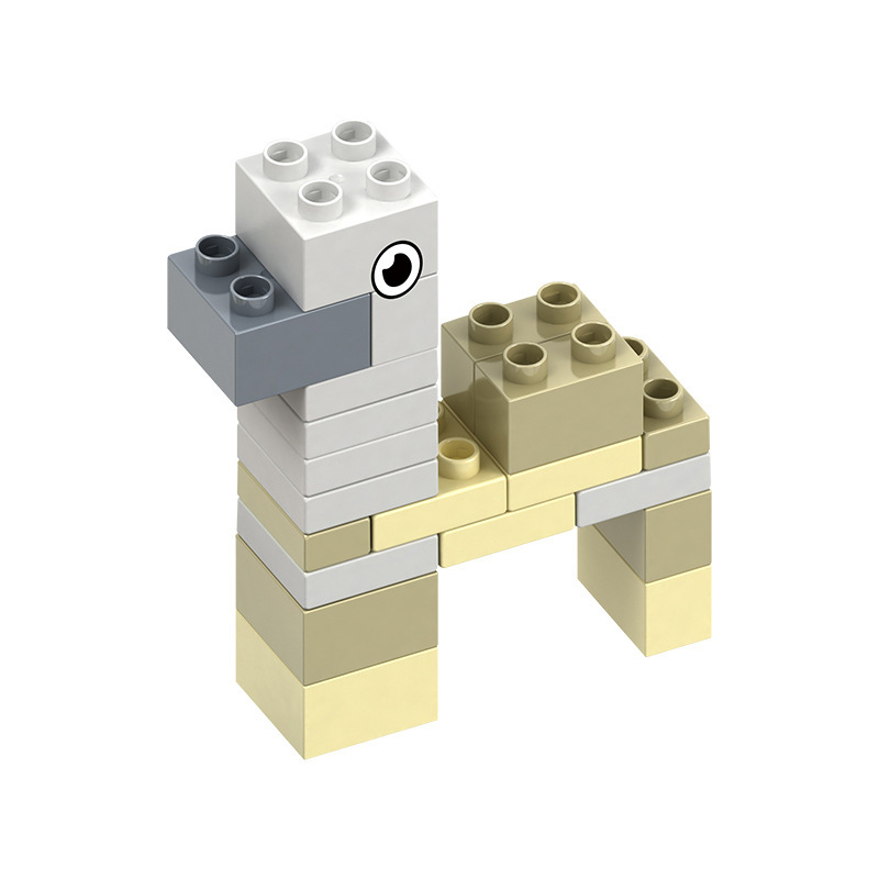 Compatible with LEGO large particle building blocks for children to assemble DIY building block table accessories for baby men and women toys educational