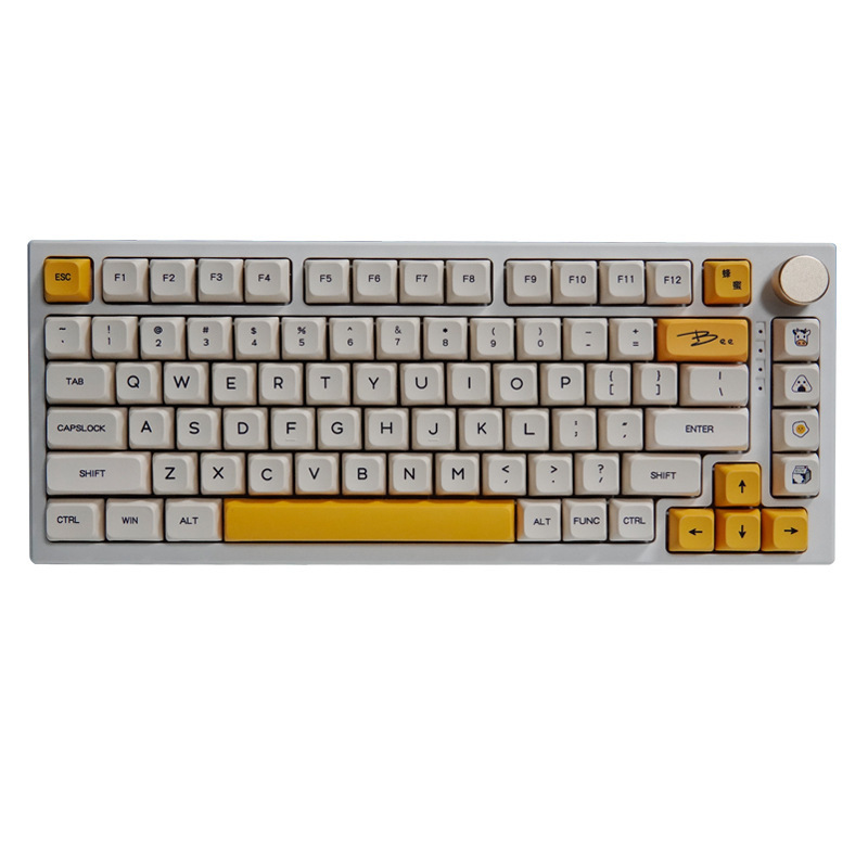 82-key GK75 Bluetooth Wireless Three-Mode Kit Customized Lighting Music Melody Customized Mechanical Keyboard