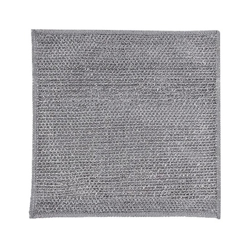 Double-sided steel wire dishcloth, silver wire rag instead of steel wire ball, kitchen non-stick oil dish towel, metal wire scouring pad