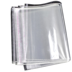 opp bag transparent plastic self-adhesive bag clothing packaging bag ziplock bag wholesale