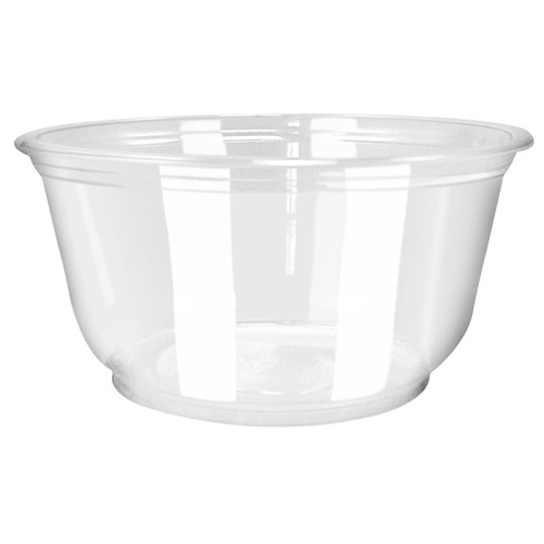 Disposable plastic round bowl with lid, transparent takeaway fast food packaging bowl 360/500/700/850 bowls 600 pieces