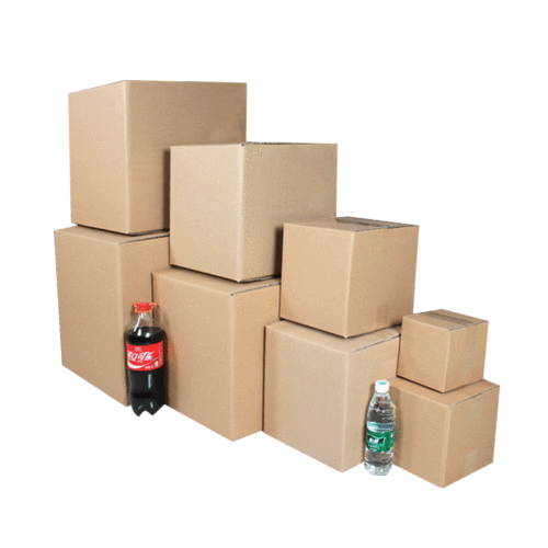 Extra hard square carton for foreign trade delivery 20/25/30/35 half-height flat express packaging box carton customization