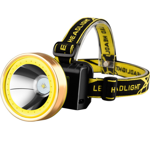 Outdoor LED headlight strong light charging ultra-bright head-mounted flashlight induction long-range night fishing lighting household miner's lamp