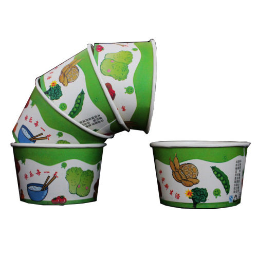 Disposable paper bowl round packaging bowl 500ml take-out bowl tofu brain bowl No. 3 paper bowl stinky tofu paper bowl