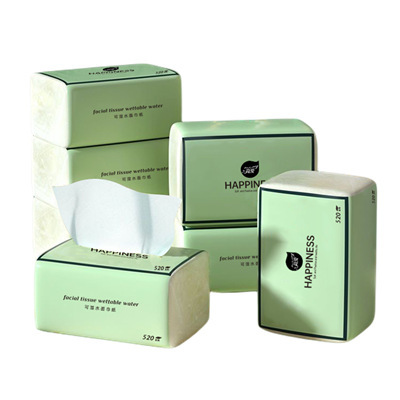 [Large pack of 420 sheets of tissue paper] Whole box of large size paper tissue wholesale maternal and infant facial tissue thickened napkins for home use