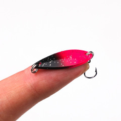 Wholesale new lure lure color horse mouth sequins micro bait body big eye single hook