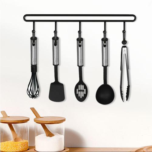 Wholesale nylon stainless steel household kitchen utensils cooking shovel spoon set cooking utensils full set of cooking kitchen tools