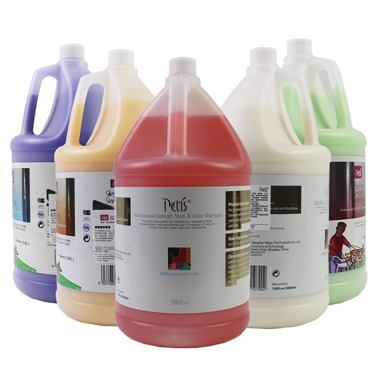 petis pet shower gel dog and cat conditioner shampoo large barrel 3800ml