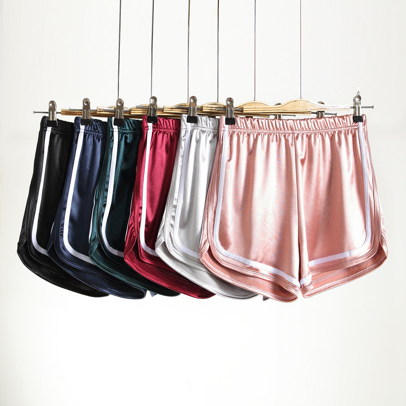 Shorts for women summer women's new style European and American style fashionable versatile smooth elastic sports
