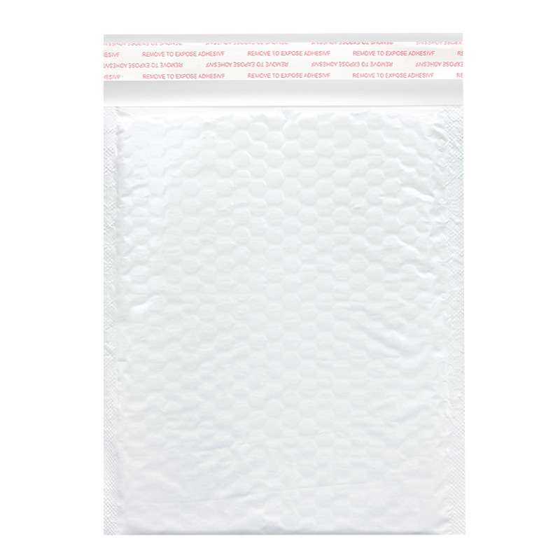 White Pearlescent Film Bubble Bag Wholesale Clothing Express Bag Bubble Bag Logistics Packing Bag Shockproof Bubble Envelope Bag