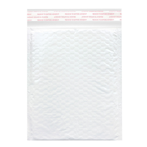 White Pearlescent Film Bubble Bag Wholesale Clothing Express Bag Bubble Bag Logistics Packing Bag Shockproof Bubble Envelope Bag