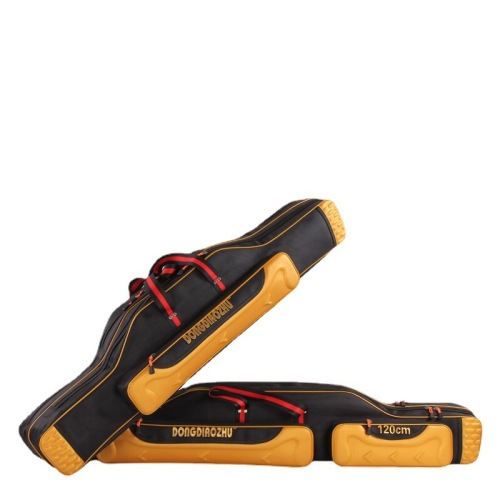 Fishing rod bag fishing sea rod bag 1.25/1.35m large capacity double layer waterproof thickened fishing gear