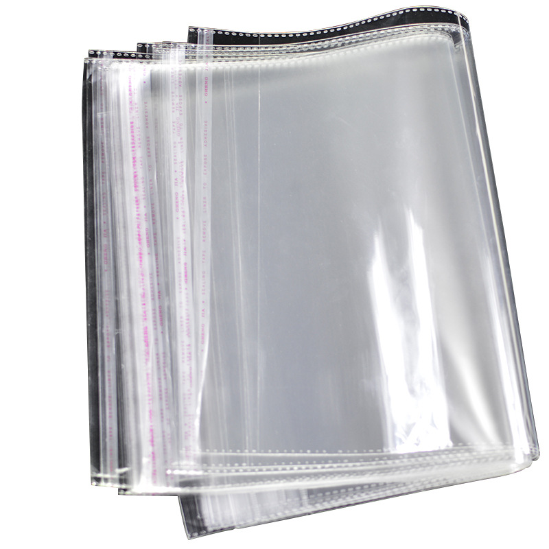 Wholesale opp bags, transparent self-adhesive bags, clothing packaging plastic bags, self-sealing pp bags