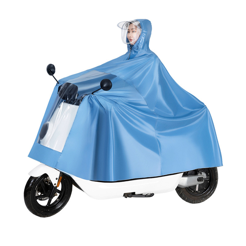 Q683 2021 Electric Motorcycle Motorcycle Lightweight Women’s Raincoat Women’s Fashion Outerwear Model Electric Vehicle Double Layer